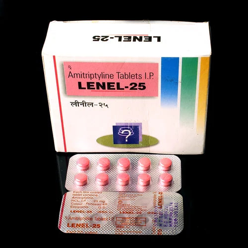 Lenel 25mg tablets containing Amitriptyline 25mg