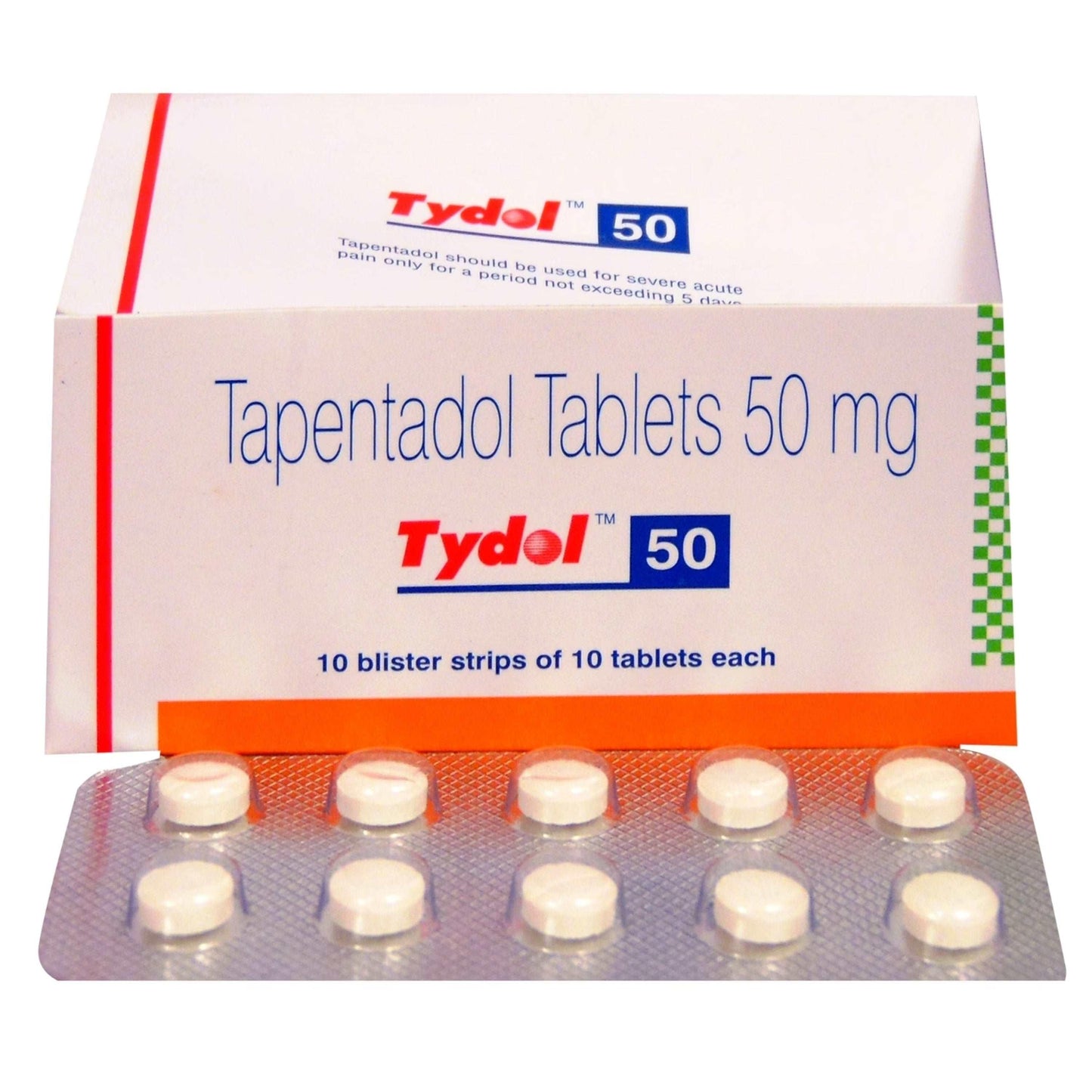 Tydol 50mg tablets containing Tapentadol 50mg