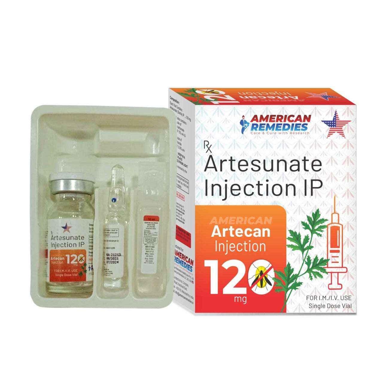 Artecan 120mg Injection containing Artesunate 120mg
