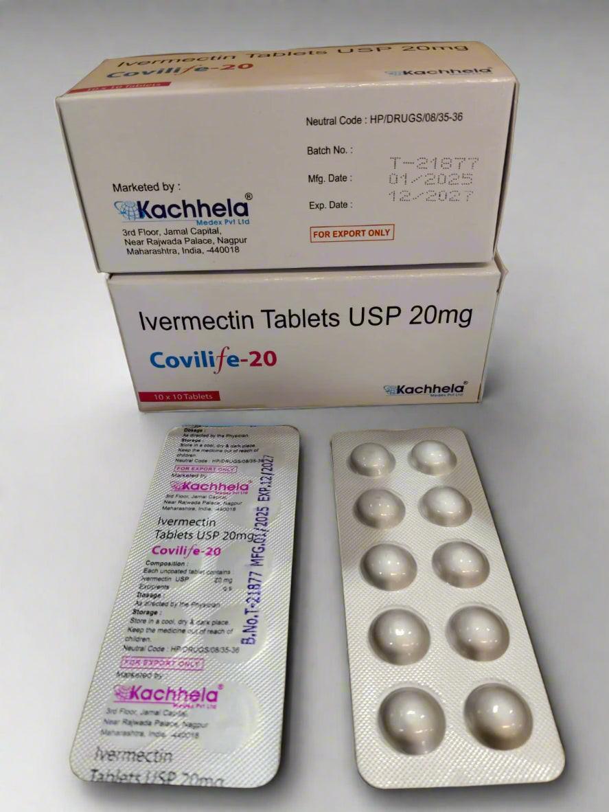 Covilife 20mg tablets containing Ivermectin 20mg