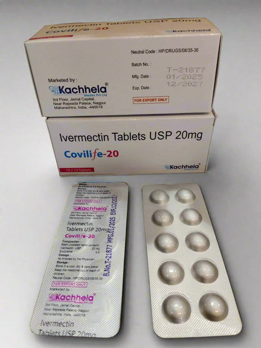 Covilife 20mg tablets containing Ivermectin 20mg