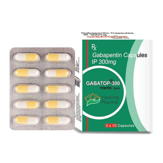 Gabatop 300mg capsules containing Gabapentin 300mg