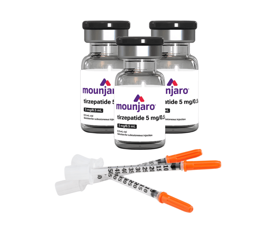 Mounjaro 5mg/0.5ml Tirzepatide injection pen for type 2 diabetes management
