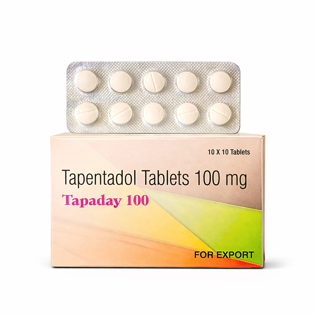Tapaday Tapentadol 100mg tablets for moderate to severe pain management