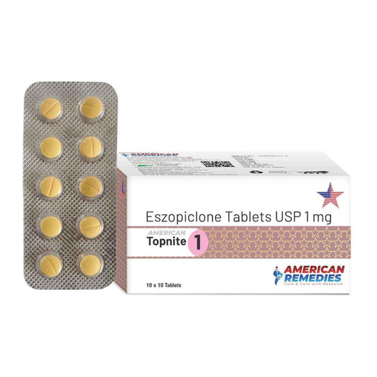 Topnite 1mg tablets containing Eszopiclone 1mg