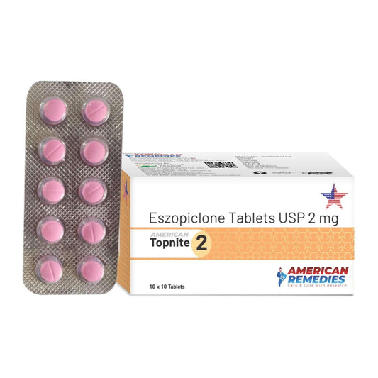 Topnite 2mg tablets containing Eszopiclone 2mg