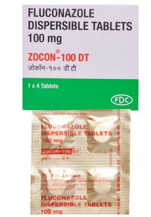 Zocon 100mg Fluconazole 100mg antifungal tablets