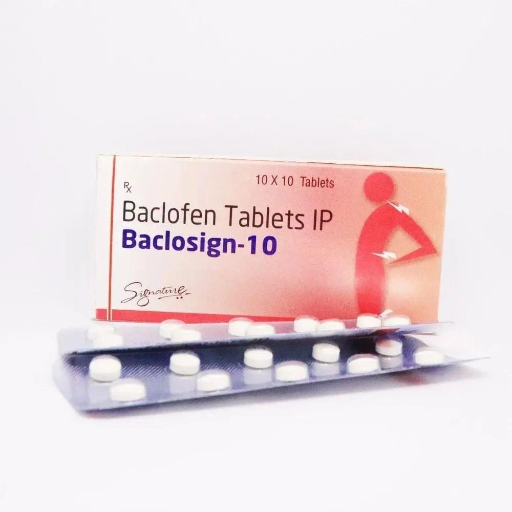 Baclosign 10mg tablets containing Baclofen 10mg