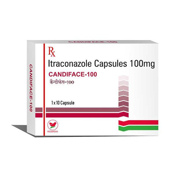Candiface 100mg Itraconazole 100mg antifungal capsules