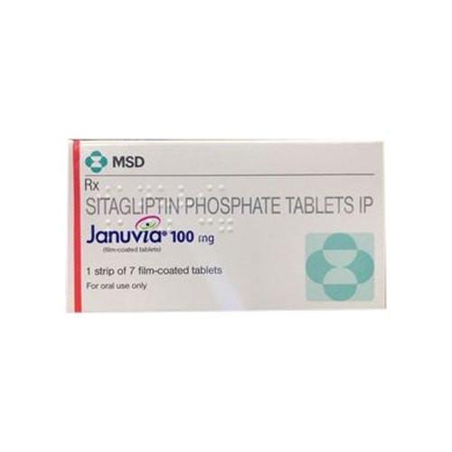 Januvia 100mg tablets containing Sitagliptin Phosphate 100mg
