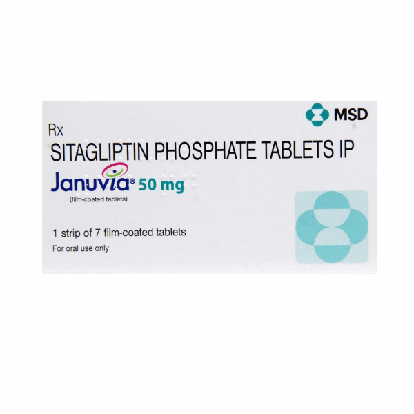 Januvia 50mg tablets containing Sitagliptin Phosphate 50mg