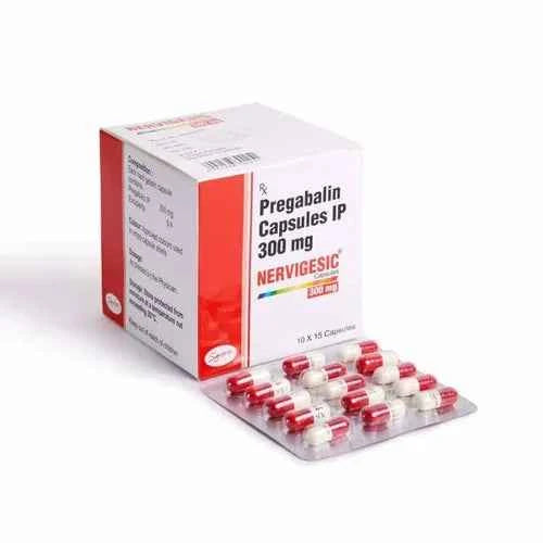 Nervigesic 300mg capsules containing Pregabalin 300mg