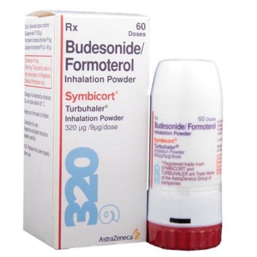 Symbicort 320mcg/9mcg inhaler containing Budesonide and Formoterol
