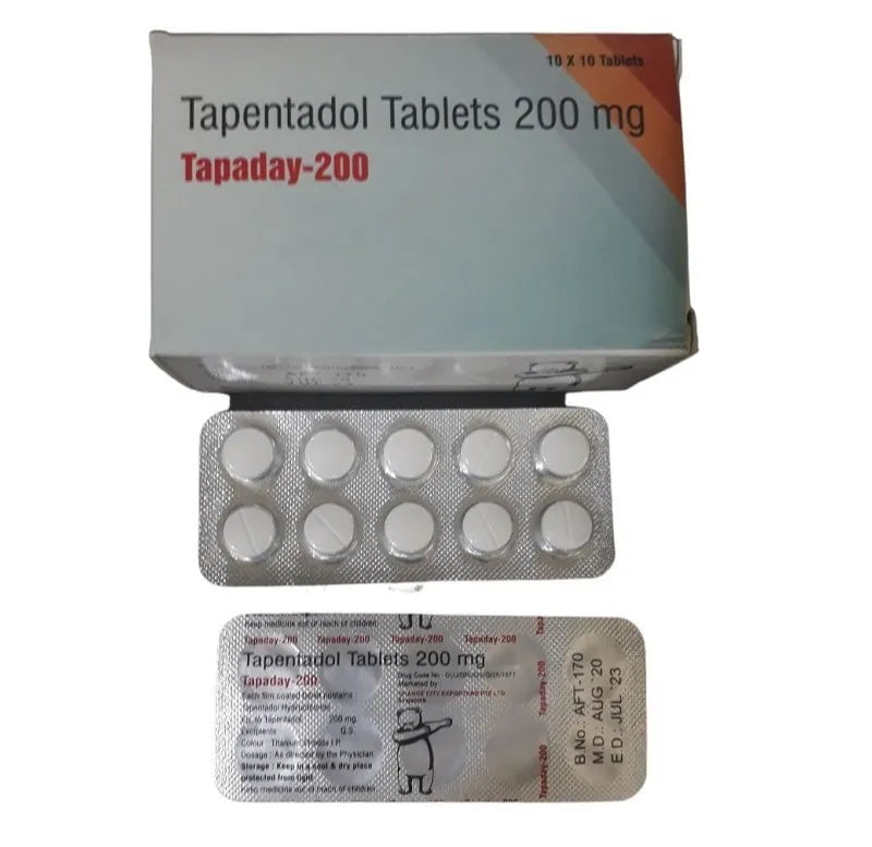 Tapaday 200mg tablets containing Tapentadol 200mg