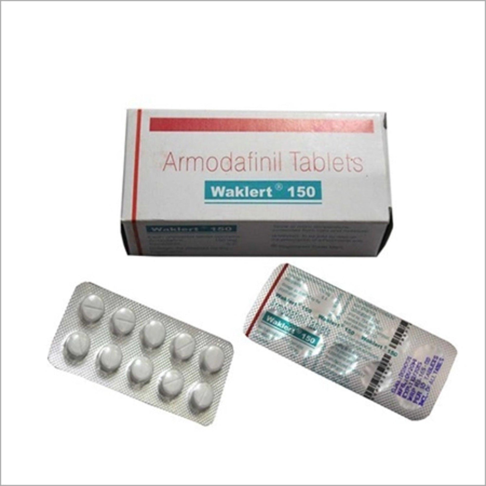 Waklert 150mg tablets containing Armodafinil 150mg for wakefulness promotion