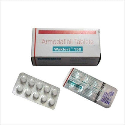 Waklert 150mg tablets containing Armodafinil 150mg for wakefulness promotion