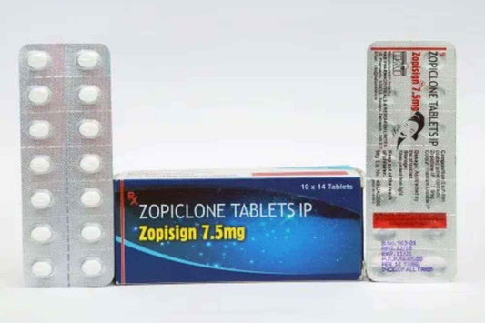 Zopisign 7.5mg tablets containing Zopiclone 7.5mg