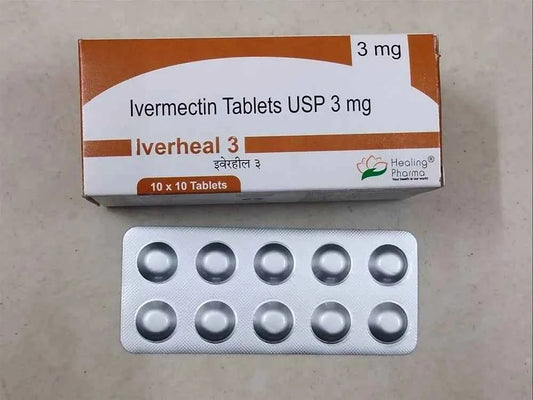 Iverheal 3 tablets containing Ivermectin 3mg
