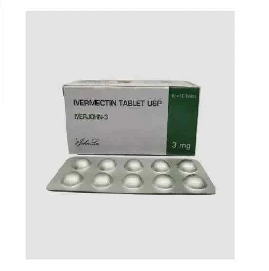 Iverjohn-3 tablets containing Ivermectin 3mg
