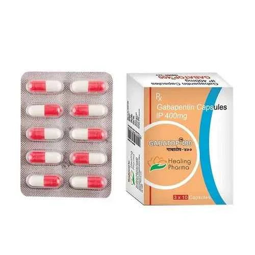 Gabatop 400mg capsules containing Gabapentin 400mg