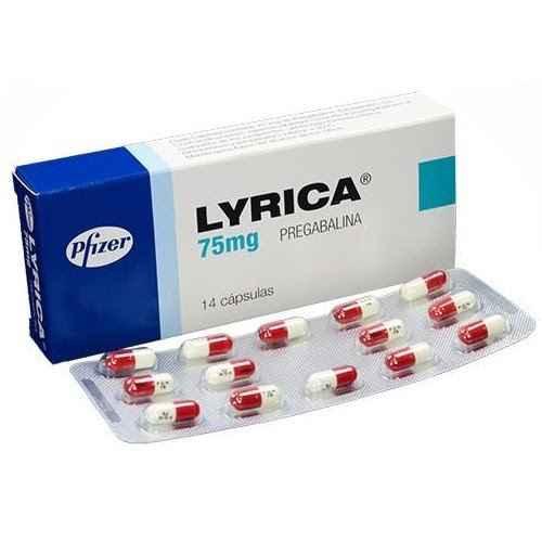 Lyrica 75mg capsules containing Pregabalin 75mg